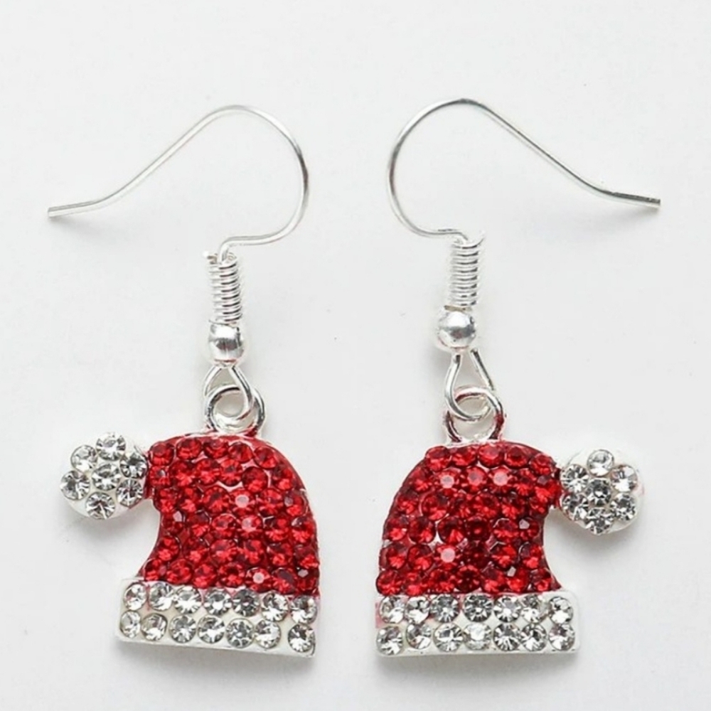 Crystal Studded Santa Hat🆕️